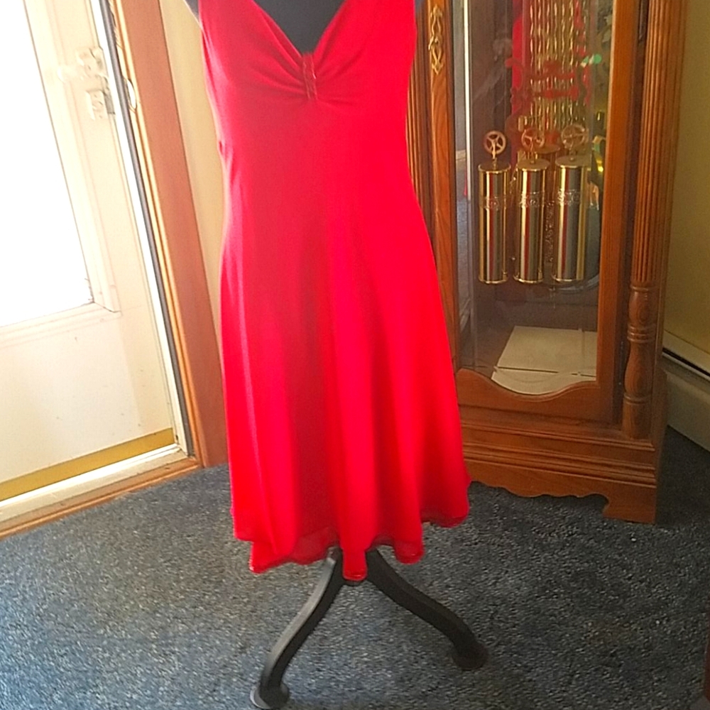 Red dress